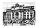 ROMA 1958 - Fontana Di Trevi - ANIMATA/AUTO D' EPOCA - Viaggiata - In Buone Condizioni. - Fontana Di Trevi