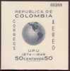 SHEET, Colombia ScC199 UPU 75th Anniv - U.P.U.