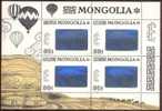 SHEET, Mongolia Sc2139 Dirigible Flight - Airships