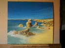 - BORD DE MER AVEC ROCHERS . HUILE SUR CONTRE-PLAQUE . NON SIGNEE - Oils