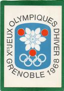 JEUX OLYMPIQUES D' HIVER GRENOBLE 1968  EMBLEME OFFICIEL Les Xeme Jeux  X - Olympische Spelen