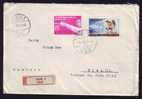 1958,nice Franking On  Cover 6 STAMPS FACE VALUE 4,25 LEI VERY RARE!!. - Storia Postale