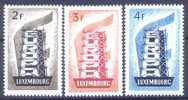 Luxembourg Sc318-20 Europa, "Rebuilding" (MNH) - 1956