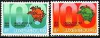 Luxembourg Sc551-2 Centenary Of UPU - WPV (Weltpostverein)