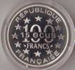 PIECE ARGENT 100 FRANCS 15 ECUS PARTHENON 1995 - Errors And Oddities
