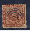 DK Dänemark 1858 Mi 7a - Used Stamps