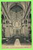 PARIS (75) - LA NEF DE L´ÉGLISE SAINT-SULPICE - ND, PHOTO - CARTE ÉCRITE - - Kirchen