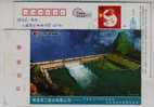 Three Gorges Dam Irrigation Works,China 2004 Tebian Electric Apparatus Stock Company Advertising Pre-stamped Card - Water