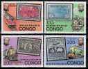 Congo Sc499-502 Rowland Hill, Train, DE #78, US #245... - Rowland Hill