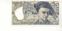 BILLET 50 FRANCS QUENTIN DE LA TOUR 1991 - 50 F 1976-1992 ''Quentin De La Tour''