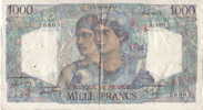 BILLET 1000 FRANCS MINERVE ET HERCULE 26/ 08/1948 - 1 000 F 1945-1950 ''Minerve Et Hercule''