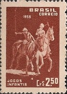 BRAZIL - 9th CHILDREN'S GAMES 1959 - MNH - Hippisme