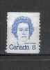 514  OBL  CANADA  Y&T  "la Reine Elizabeth II" Dentelés 2 Côtés  19/11 - Used Stamps