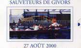 69 GIVORS Sauveteurs De Givors 27 Aout 2000, Joutes,Championnat De France ,carte Avec Systeme - Givors