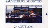 Delcampe - 69 GIVORS Sauveteurs De Givors 27 Aout 2000, Joutes,Championnat De France ,carte Avec Systeme - Givors