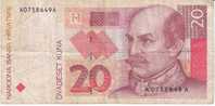 Croatia 20 Kuna 1993 Banknote Currency, Krause #30 - Croazia
