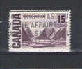 385 B  OBL  CANADA  Y  &  T  "série Courante" Papier Fluorescent Vérifier Avec La Lampe - Used Stamps