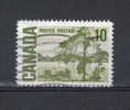 384 B  OBL  CANADA  Y  &  T  "série Courante" Papier Fluorescent Vérifier Avec La Lampe - Used Stamps