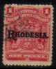 RHODESIA   Scott #  83 F-VF USED - Other & Unclassified