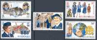 Isle Of Man Sc276-80 Girl Guides. 75th Anniv - Unused Stamps