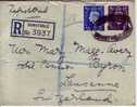 Registered Cover Dunstable N° 3937 / Three Cachets, Lausanne 24.8.39 Switzerland - Storia Postale