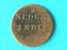 1/2 CENT KOPER  - 183? ! - Dutch East Indies