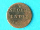 1/2 CENT KOPER  - 183? ! - Indes Néerlandaises