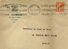 Lettre Des  Ets Ginon à Lyon ,  Pour Chalon-sur-Saône - 1903-60 Semeuse Lignée