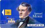 @+ Télécarte Samuel Morse - 50U - Gem1 - 03/93. REF : F340 - 1993