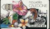 @+ TC De Nouvelle Calédonie : MOZAIQUE - 80U - SC4 (5 Moyens N° Emb). Ref : NC7 - Nuova Caledonia