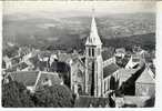 Chateau-Chinon : Vue Aérienne Quartier De L'église 1959. - Chateau Chinon