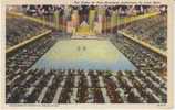 St. Paul MN Municipal Arena Performance, Orchestra, Ice Skating, On 1943 Vintage Curteich Linen Postcard - Sonstige & Ohne Zuordnung