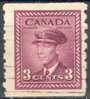 Canada SG. 391 King George VI Imperf X Perf. 8 Coil Stamp £5,50 - Francobolli In Bobina