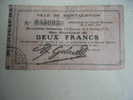 SAINT QUENTIN   BON MUNICIPAL  2F RARE 1914 - Bonds & Basic Needs