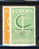 MONACO MNH** MICHEL 835/36 EUROPA 1966 - 1966