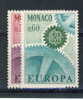 MONACO MNH** MICHEL 870/71 EUROPA 1967 - 1967