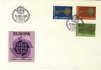 PORTUGAL FDC MICHEL 1051/53 EUROPA 1968 - 1968