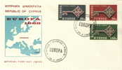 CYPRUS FDC MICHEL 307/09 EUROPA 1968 - 1968