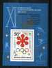 JEUX OLYMPIQUES / SAPORO  1972 /  EMBLEME AVEC EN SURCHAGE LE NOMBRE DE MEDAILLES /   BLOC RUSSIE  URSS - Winter 1972: Sapporo