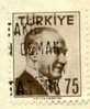 PIA - TUR - 1957-58 : Serie Corrente : Ritratto Di Ataturk   - (Yv 1404) - Oblitérés