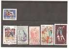 Lot De 6 Timbres Oblitérés Volley Ball - Pallavolo