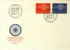 SWITZERLAND FDC MICHEL 720/21 EUROPA 1960 - 1960