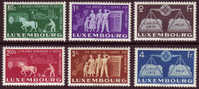 Luxembourg - 1951 - Y&T  443 à 448 ** (MNH) - Ungebraucht