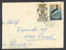 Czechoslovakia Praha Prag Cover To Basel Switzerland Schweiz Bird Stamp - Cartas & Documentos