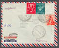 Egypt Par Avion Air Mail Registered Cover 1954? Cairo Air Port Cancel To Zürich Suisse Switzerland - Luchtpost
