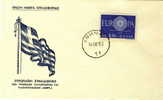 GREECE FDC MICHEL 746 EUROPA 1960 - 1960