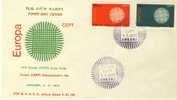 TURKEY FDC MICHEL 2179/80 EUROPA 1970 - 1970