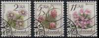 TCHECOSLOVAQUIE 2899 à 2901 (o) 1991 Fleur Blume Flower - Oblitérés