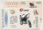 China 1997 Jincheng Group Advertising Pre-stamped Card Jincheng Motorcycle Mototbike - Moto