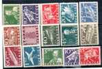 SUEDE : TP N° 235/246 * - Unused Stamps
